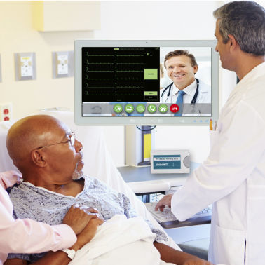 心电图远程医疗推车 - Tele-Cardiology - BriteMED Technology - 带抽屉 / 带触摸屏
